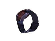Load image into Gallery viewer, Cruizers | Waterproof Dark Bamboo Watch | Black Leather Band | TZ Lifestyle