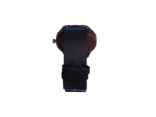 Load image into Gallery viewer, Cruizers | Waterproof Dark Bamboo Watch | Black Leather Band | TZ Lifestyle