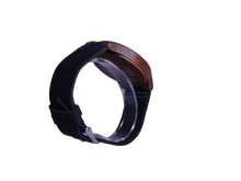 Load image into Gallery viewer, Cruizers | Waterproof Dark Bamboo Watch | Black Leather Band | TZ Lifestyle