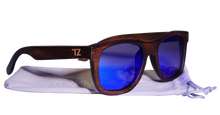 Load image into Gallery viewer, Skimmerz | Kids | Blue Lens | Floating Bamboo Sunglasses | Polarized | TZ LIFESTYLE