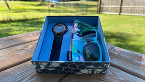 Hydroz Essentials Pack | Polarized Hyrdroz Series Floating Sunglasses with Waterproof Wood Watch