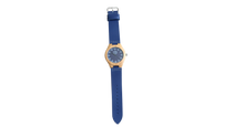 Load image into Gallery viewer, Timez Two | Waterproof Light Bamboo Watch | Blue Leather Band | TZ Lifestyle