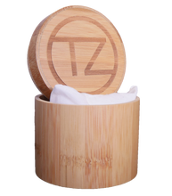 Load image into Gallery viewer, Nauticalz | Waterproof Dark Bamboo Watch | Grey Leather Band | TZ Lifestyle