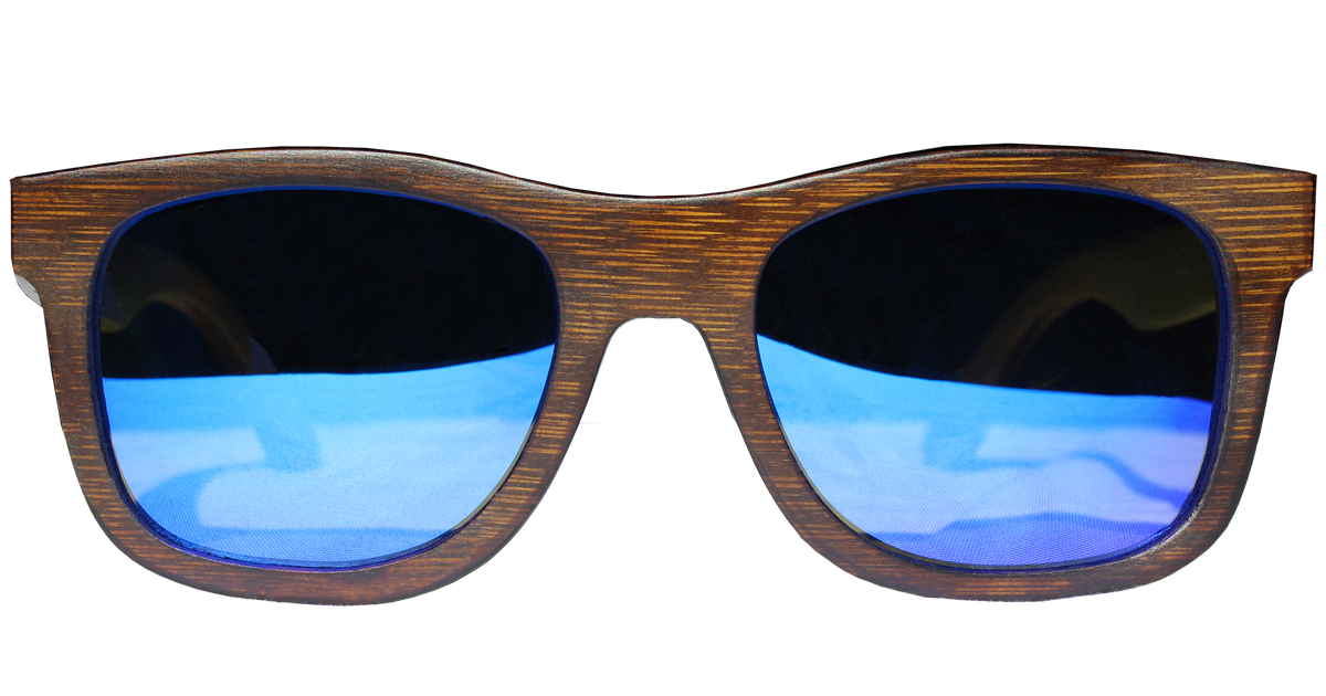 TZ Lifestyle Ripcurlz Floating Bamboo Wood Sunglasses Polarized