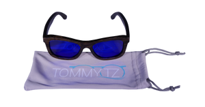 Skimmerz | Kids | Blue Lens | Floating Bamboo Sunglasses | Polarized | TZ LIFESTYLE