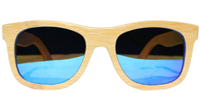 Load image into Gallery viewer, Light Breez | Blue Lens | Floating Bamboo Sunglasses | Polarized | TZ LIFESTYLE