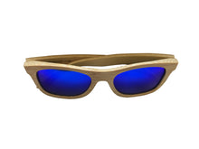 Load image into Gallery viewer, Light Breez | Blue Lens | Floating Bamboo Sunglasses | Polarized | TZ LIFESTYLE