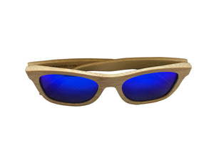 Light Breez | Blue Lens | Floating Bamboo Sunglasses | Polarized | TZ LIFESTYLE