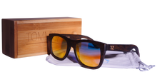 Load image into Gallery viewer, Sunsetterz | Red Lens | Floating Bamboo Sunglasses | Polarized | TZ LIFESTYLE