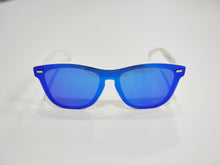 Load image into Gallery viewer, Blue Steel | Polarized Reflective Series Sunglasses/Wayfarers with Mirrored Lenses