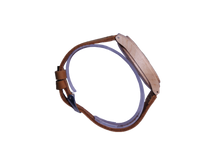 Load image into Gallery viewer, Yacht Life | Waterproof Light Bamboo Watch | Tan Leather Band | TZ Lifestyle