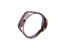 Load image into Gallery viewer, Yacht Life | Waterproof Light Bamboo Watch | Tan Leather Band | TZ Lifestyle