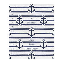 Load image into Gallery viewer, Smooth Sailer Throw Blanket