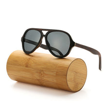 Load image into Gallery viewer, Navigatorz | Polarized Wood Sunglasses