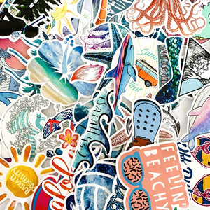 50 PCS Outdoor Surfing Stickers