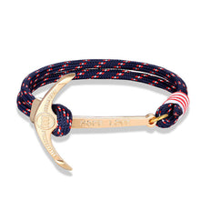 Load image into Gallery viewer, Nautical Anchor Bracelet