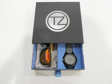 Load image into Gallery viewer, TZ LIFESTYLE | Cali Essentials Pack | Light Red Floating Bamboo Sunglasses with Gray Waterproof Wood Watch