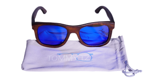 Ripcurlz | Blue Lens | Floating Bamboo Sunglasses | Polarized | TZ LIFESTYLE