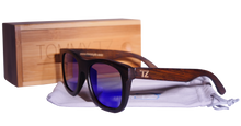 Load image into Gallery viewer, Ripcurlz | Blue Lens | Floating Bamboo Sunglasses | Polarized | TZ LIFESTYLE
