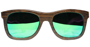 Swellz | Green Lens | Floating Bamboo Sunglasses | Polarized | TZ LIFESTYLE