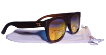 Load image into Gallery viewer, Sunsetterz | Red Lens | Floating Bamboo Sunglasses | Polarized | TZ LIFESTYLE