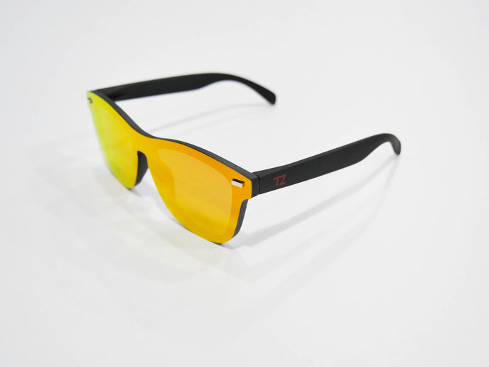 Hot Lava | Polarized Reflective Series Sunglasses/Wayfarers with Mirrored Lenses