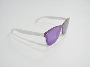 Purple Rain | Polarized Reflective Series Sunglasses/Wayfarers with Mirrored Lenses