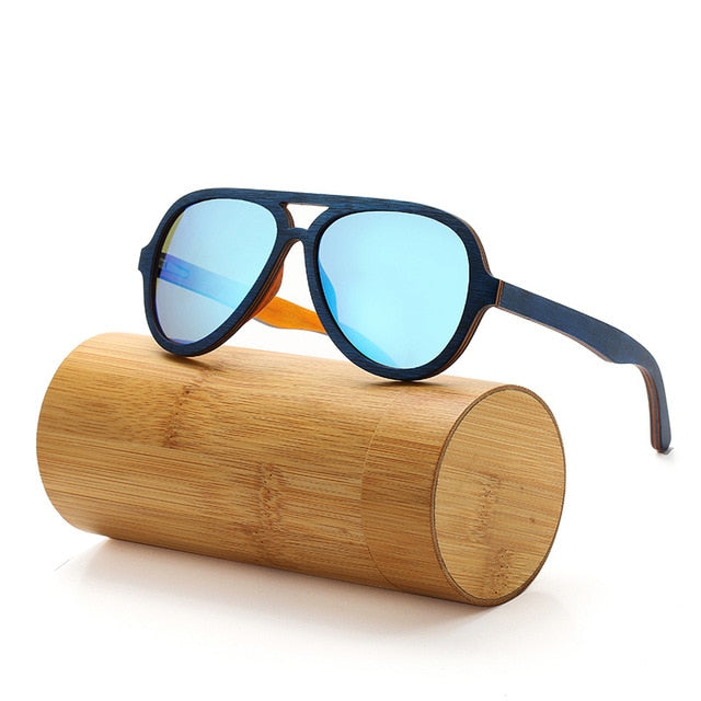 Navigatorz | Polarized Wood Sunglasses