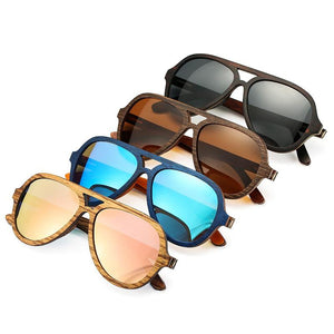 Navigatorz | Polarized Wood Sunglasses